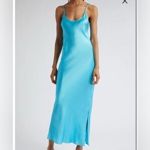 Mother of All Kelly Stretch Silk Slipdress